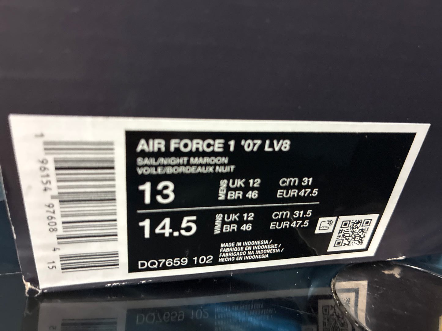 AIR FORCE 1’07 LV8 13M DQ7659102