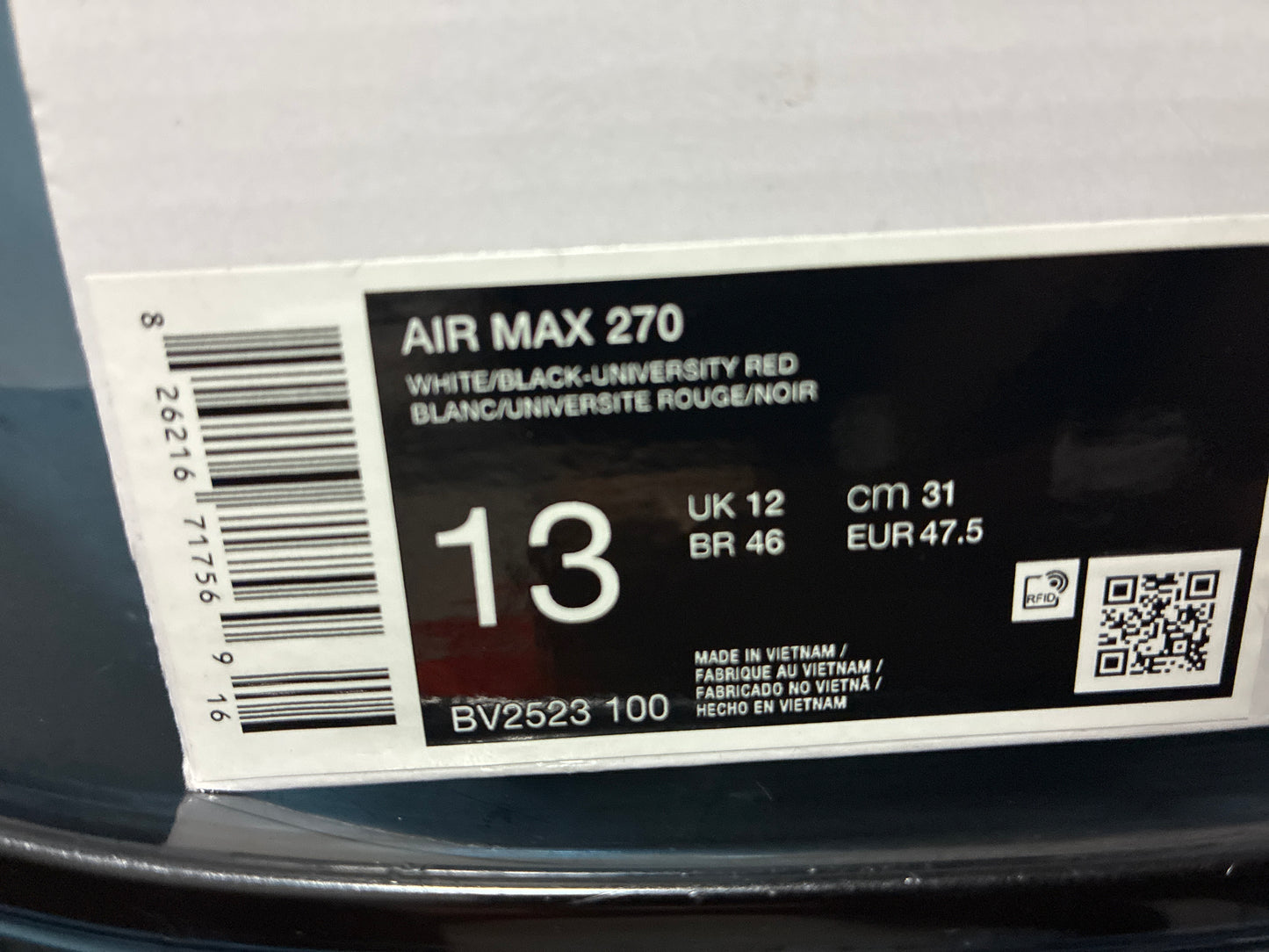 AIR MAX 270 13Us Men BV2523100