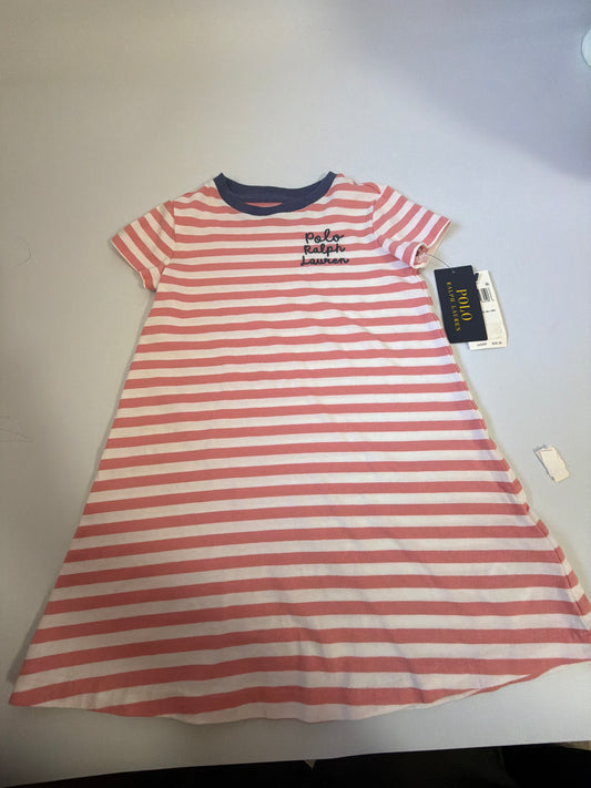 Ralph Lauren stripe logo cotton Jersey Dress your Wishlist Girls size 3