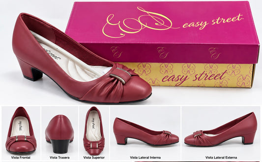 Easy Street Eloise Women’s Red Comfort Pumps – Size 7.5 Narrow