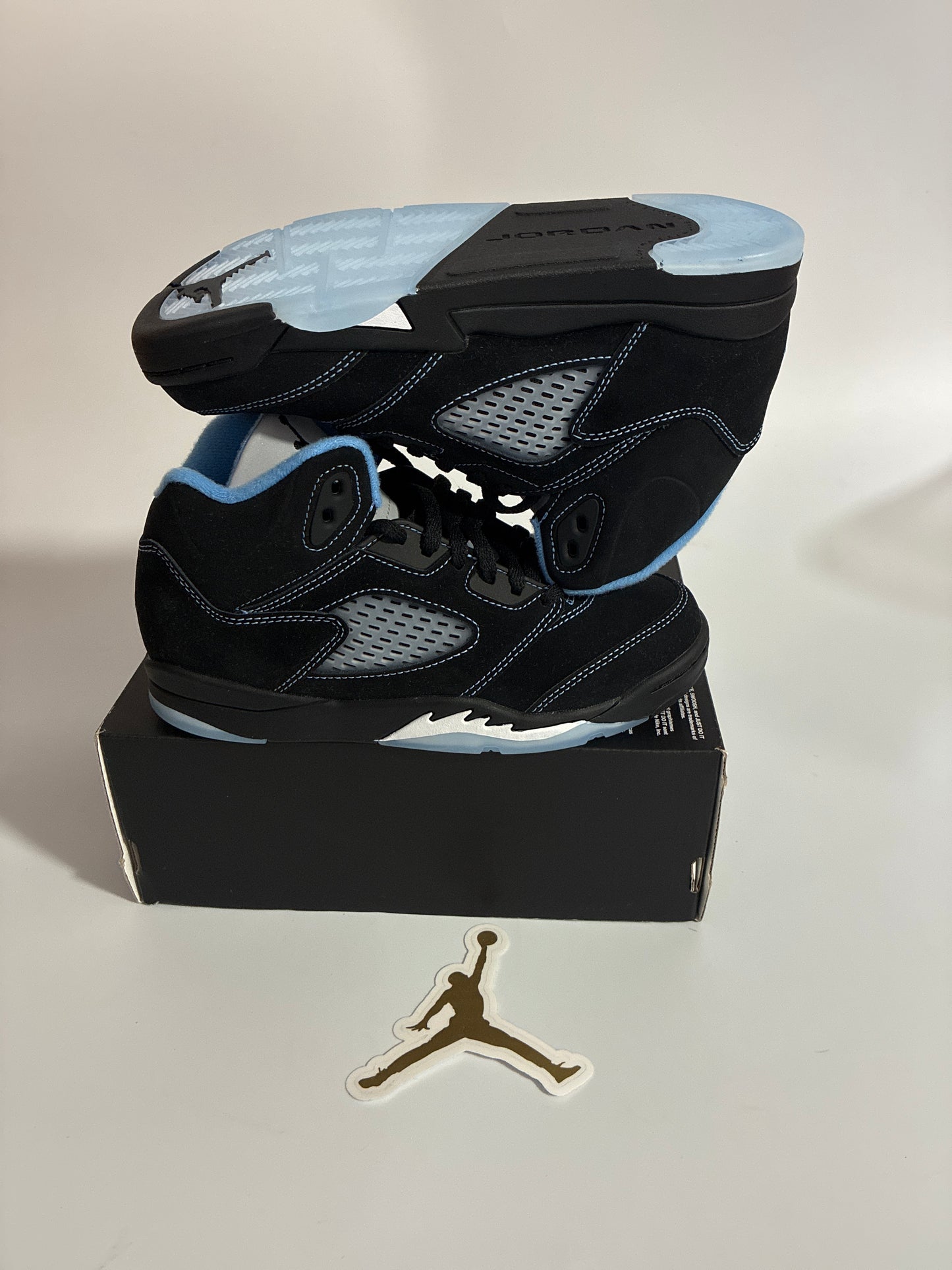 JORDAN 5 RETRO (PS) black multi-color 440889 008 new 3Y