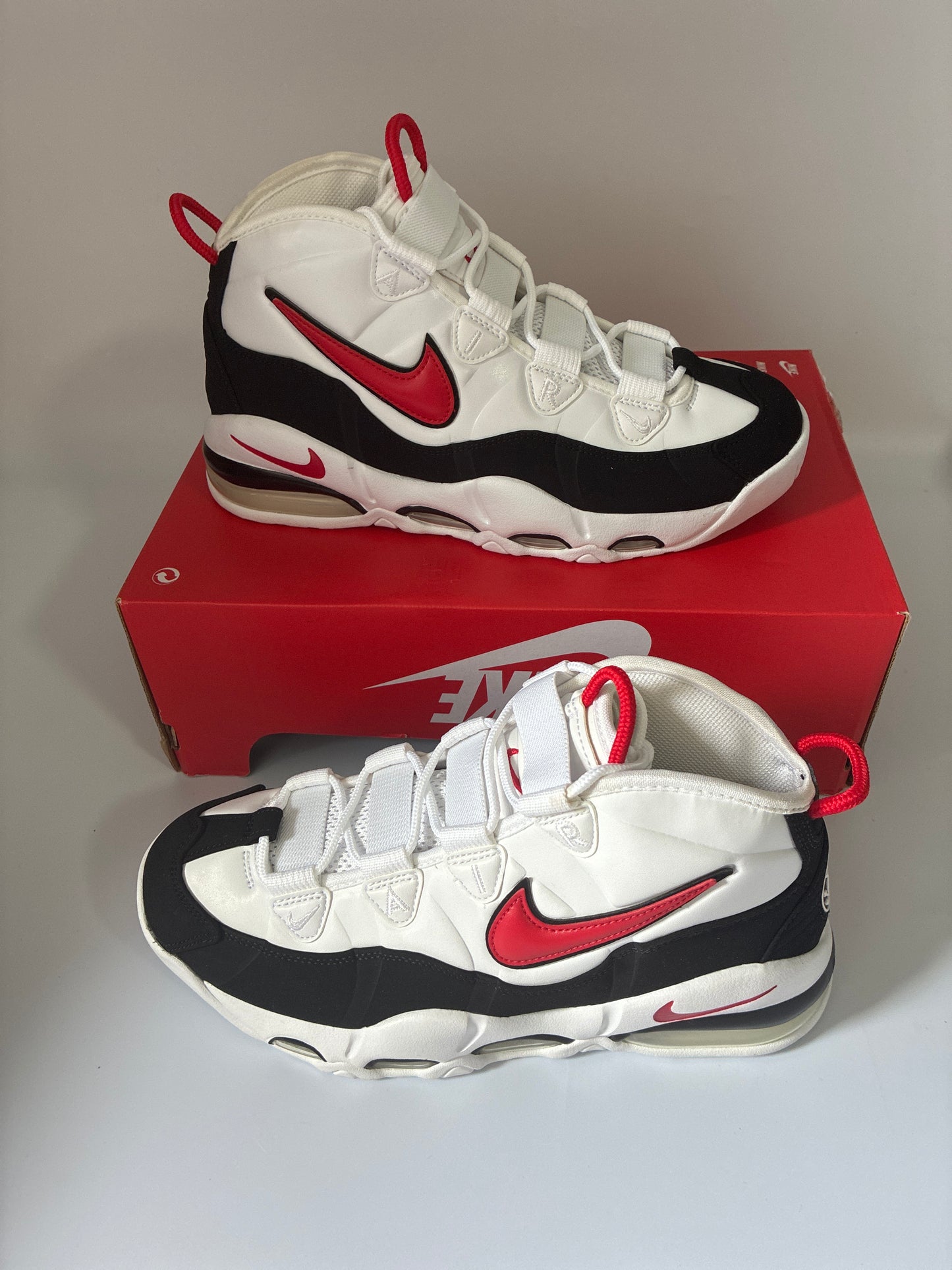 AIR MAX UPTEMPO ‘95 white/university red black new size:9.5men CK0892 101
