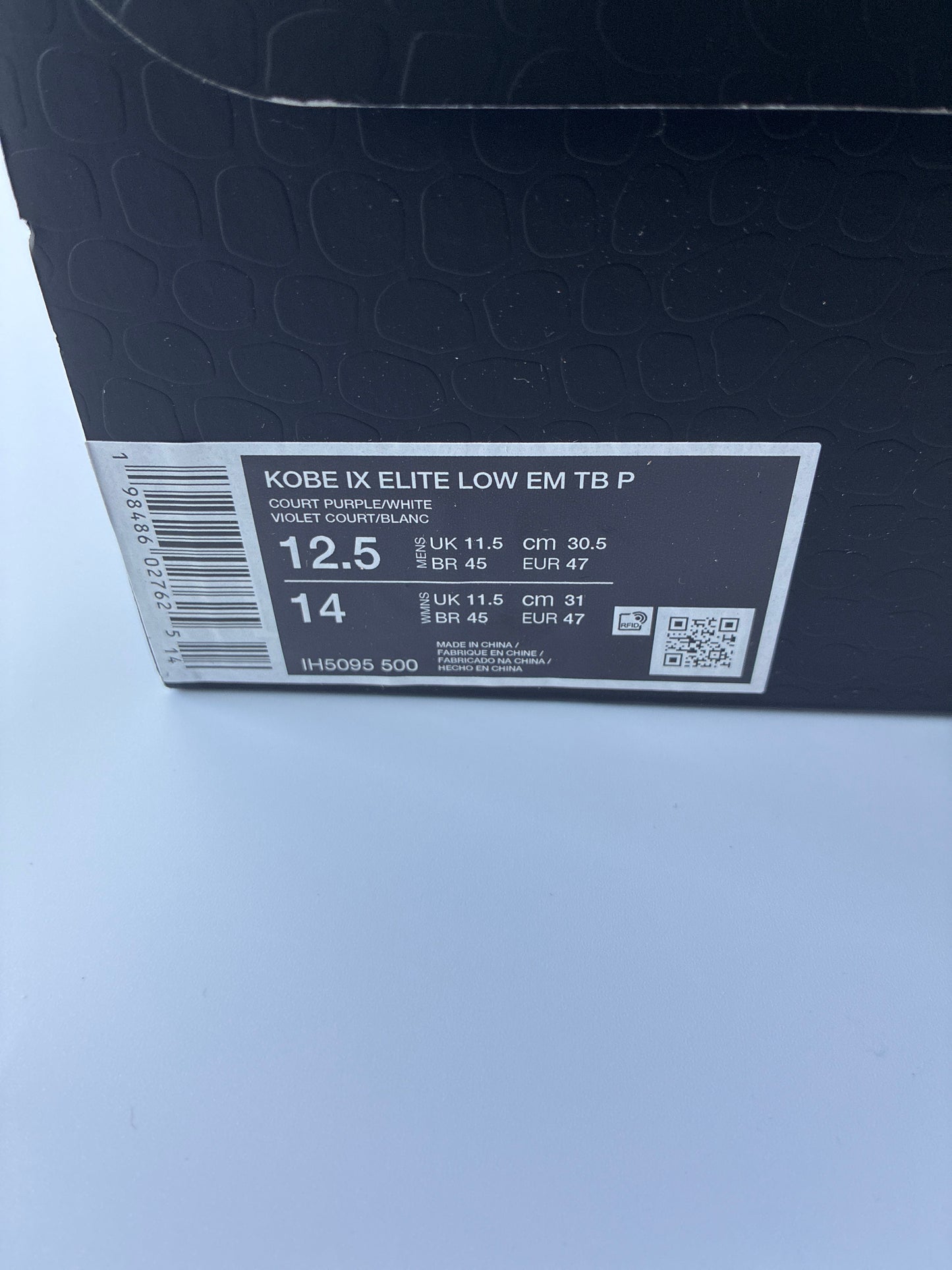 KOBE IX ELITE LOW EM TB P IH5095 500