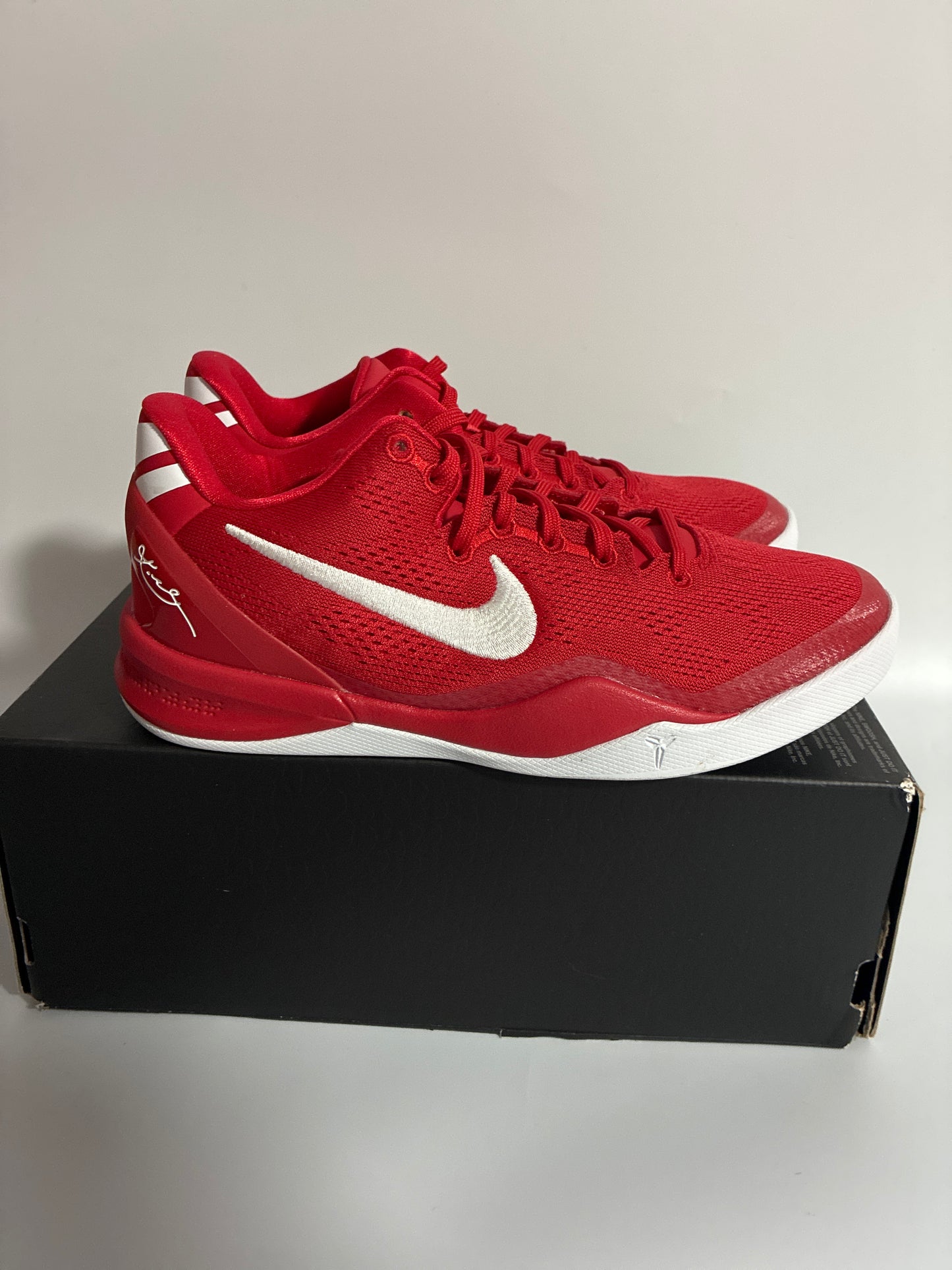 KOBE VIII(GS) university red/white new size:5Y FN0266 601