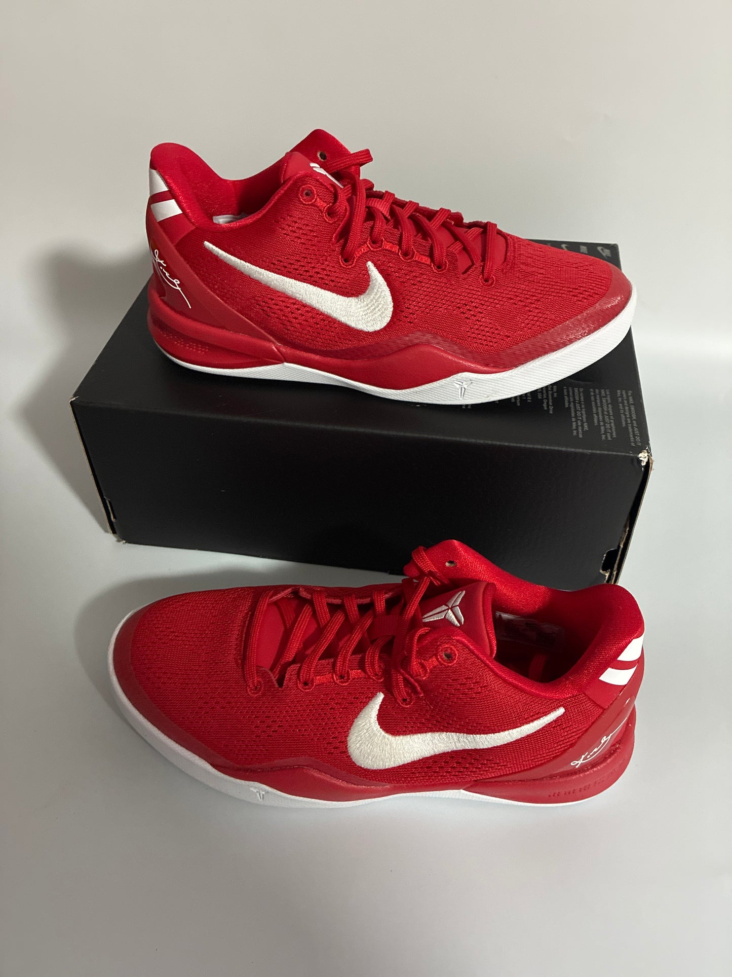KOBE VIII(GS) university red/white new size:5Y FN0266 601