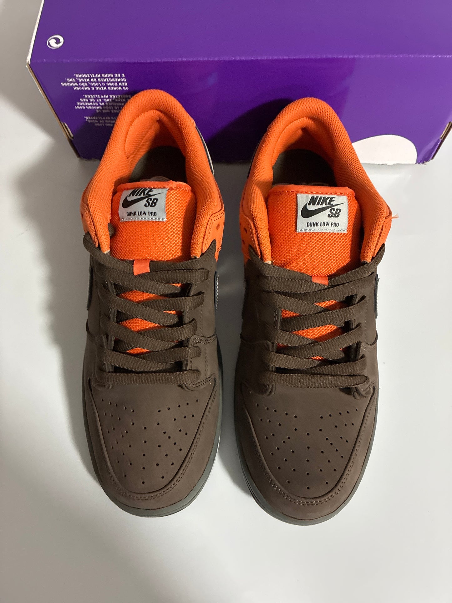 NIKE SB DUNK LOW PRO safety orange/wolf grey size:11.5M new IR1888 800