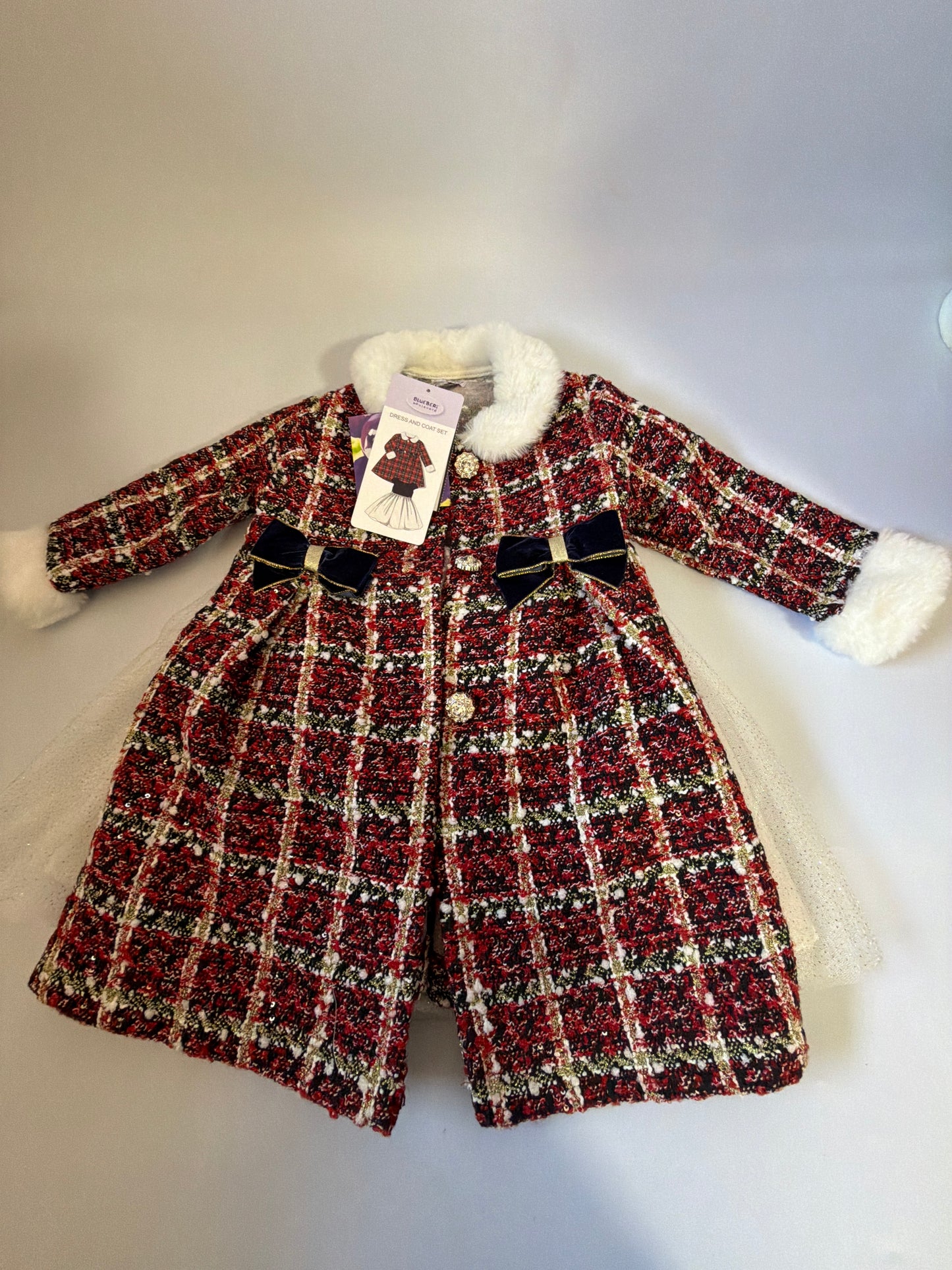 conjunto elegante de dos piezas  Blueberi Boulevard  size 2t