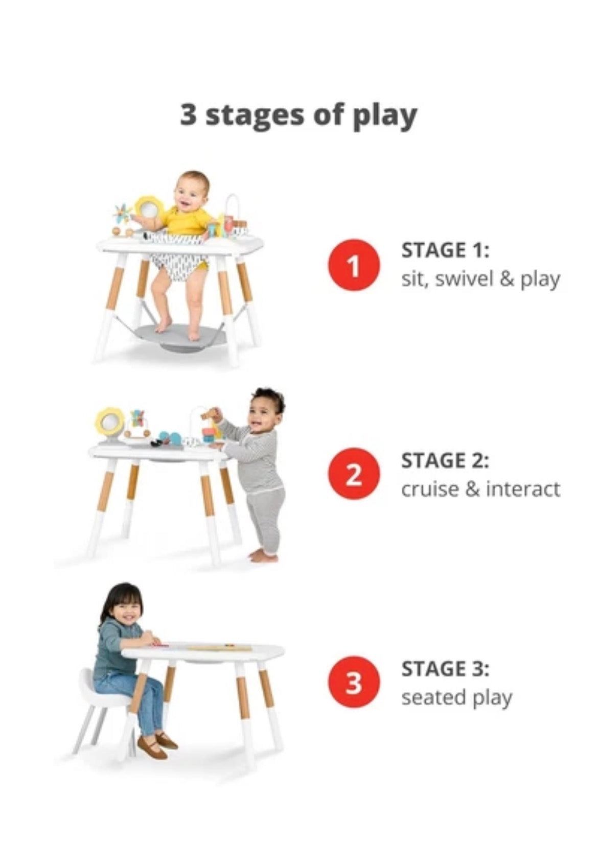 Skip Hop Explore & More 3-Stage Baby Activity Center – Centro de Actividades 3 en 1