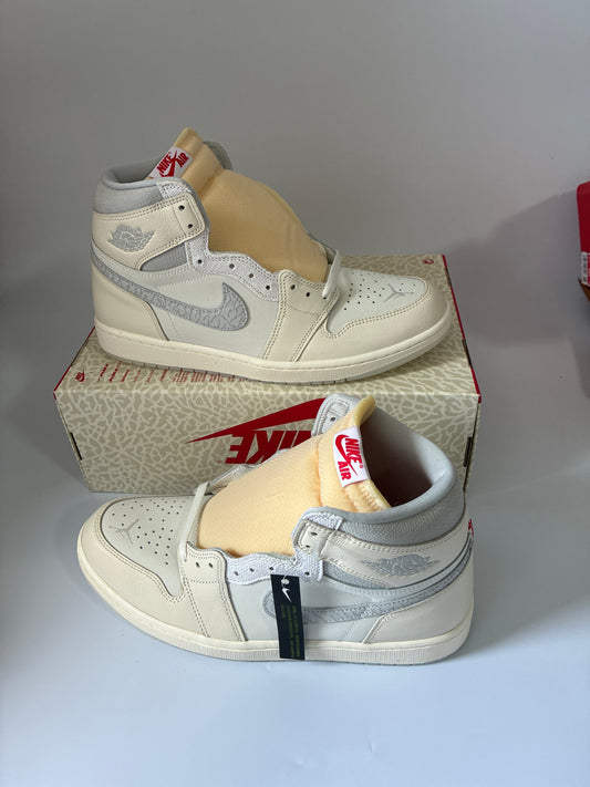 AIR JORDAN 1 RETRO HIGH OG sail/university red -pale ivory new size:12.5men IH4363 100