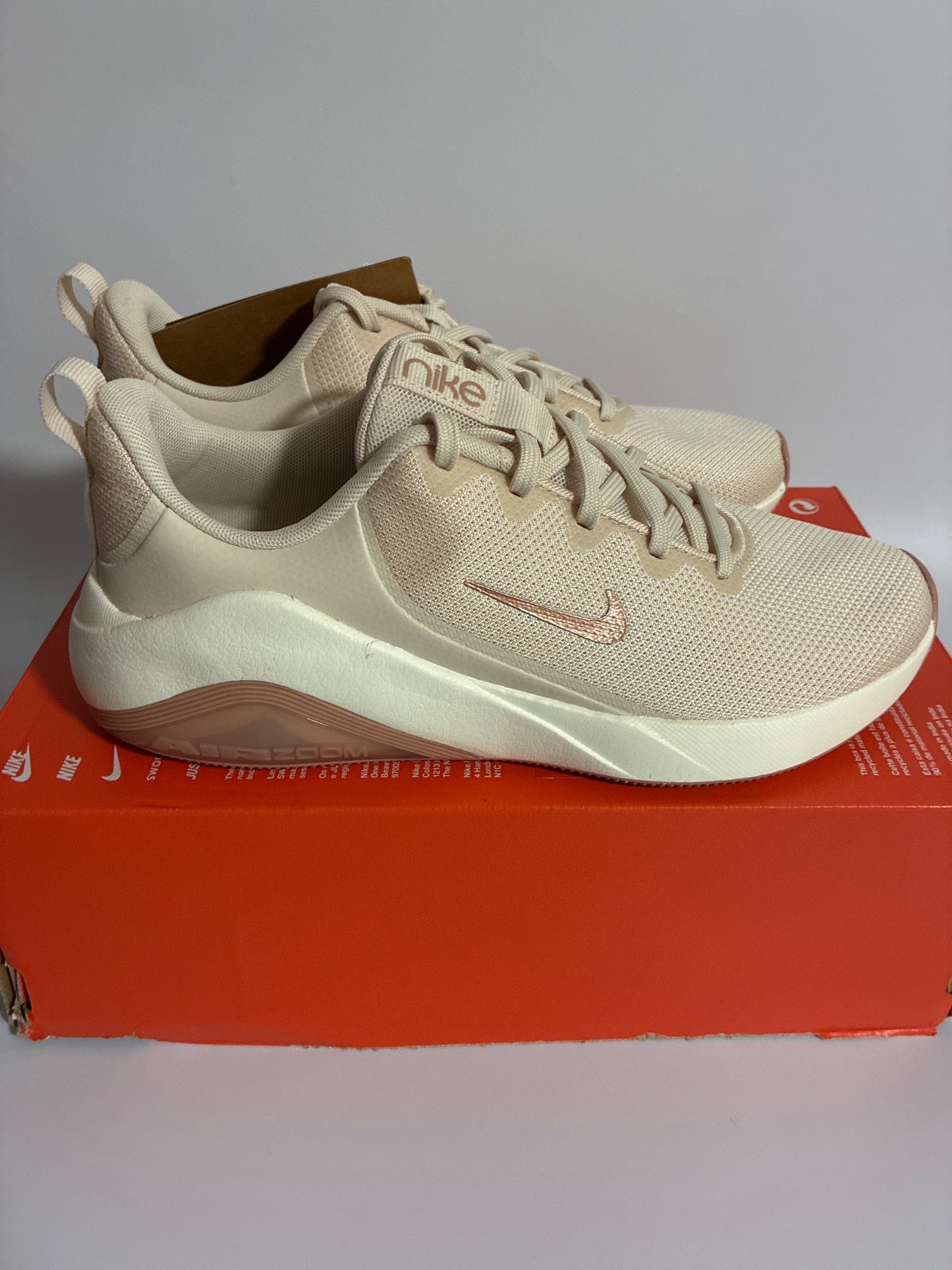 W NIKE AIR ZOOM BELLA 7 pearl white/rose gold new size:9 FZ1689 200