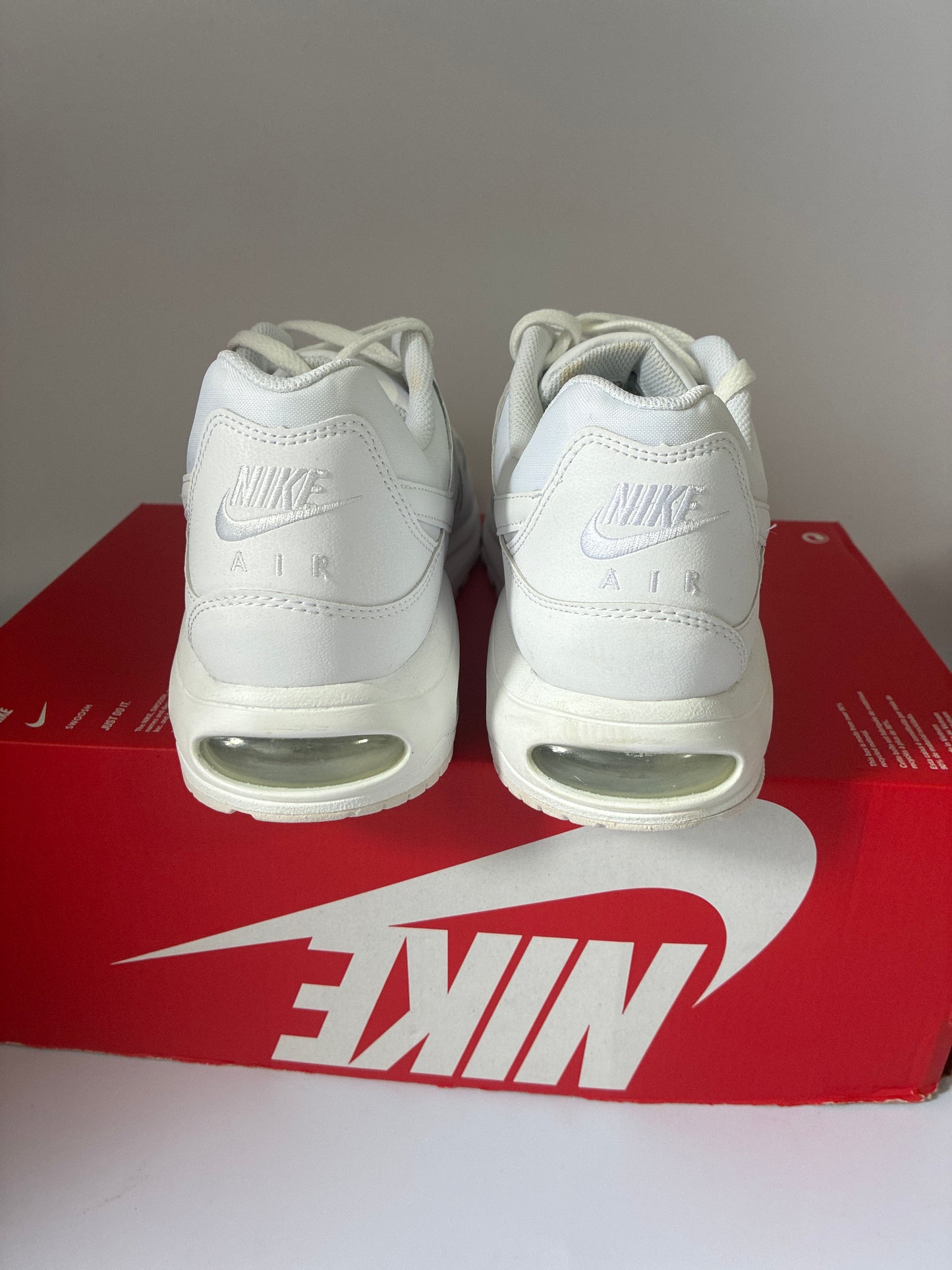 NIKE AIR MAX COMMAND LEATHER white/white-metallic silver new size:11.5men 749760102