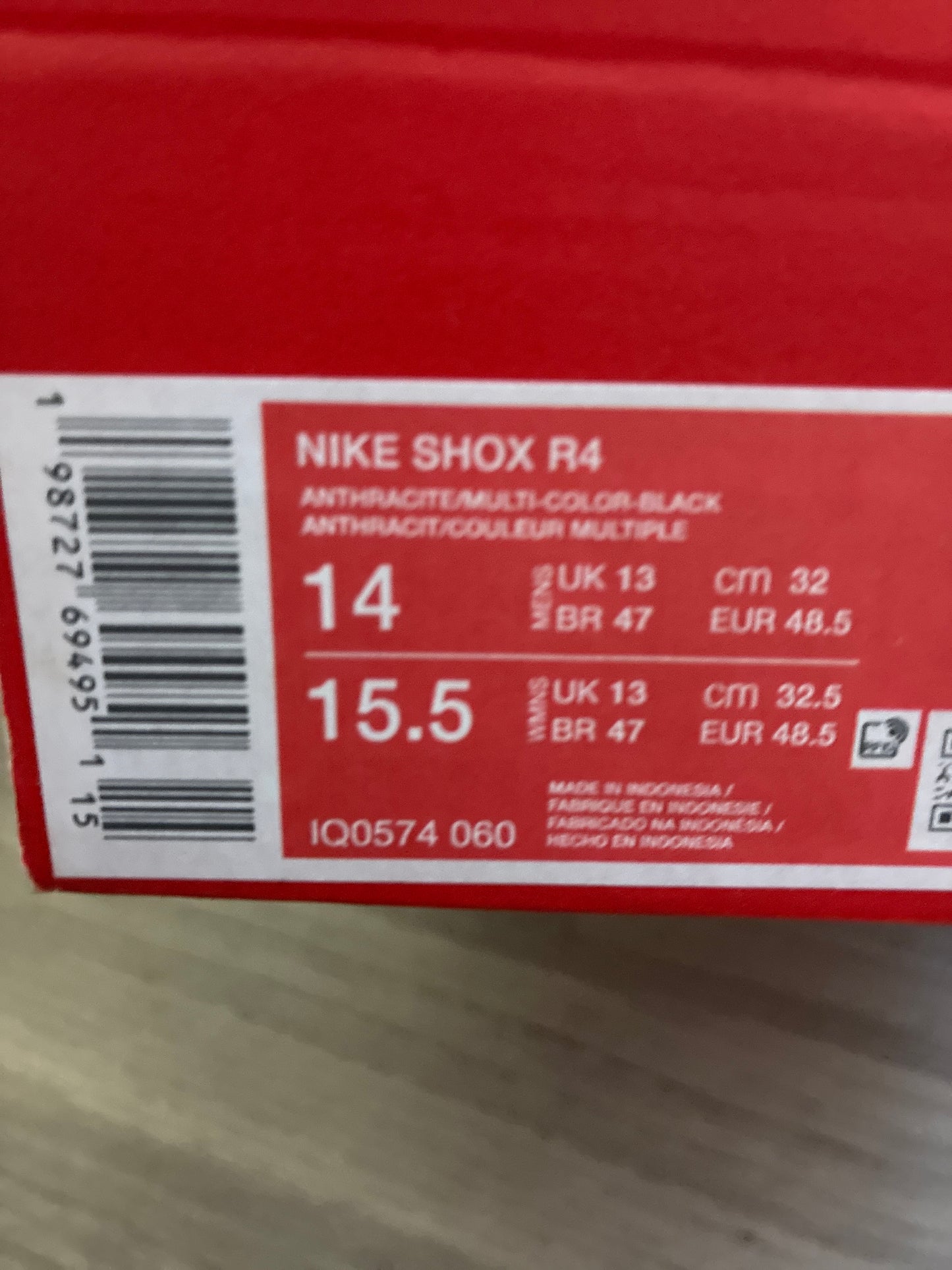 NIKE SHOX R4 14M IQ0574060