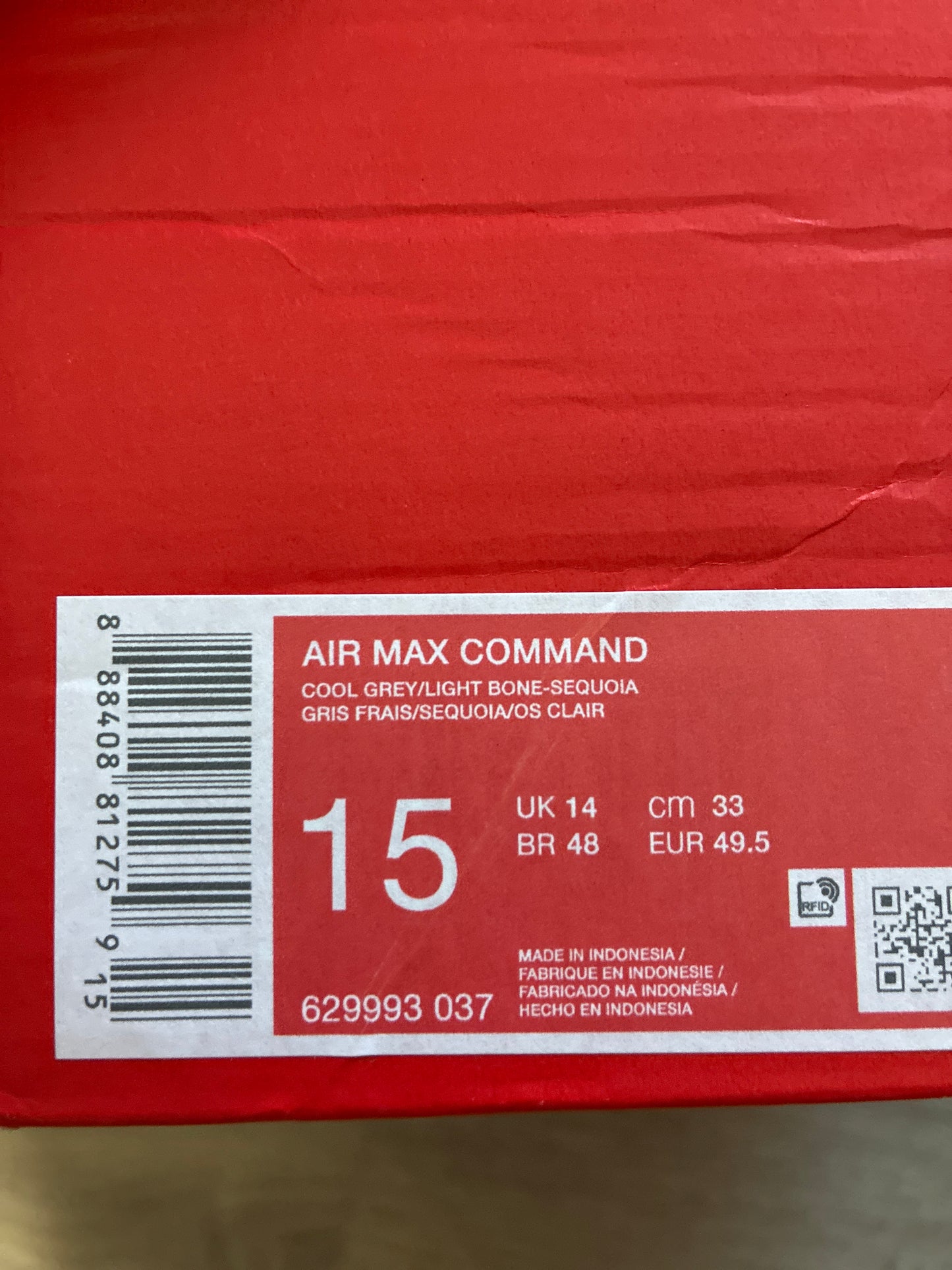 AIR MAX COMMAND 15M 629993037