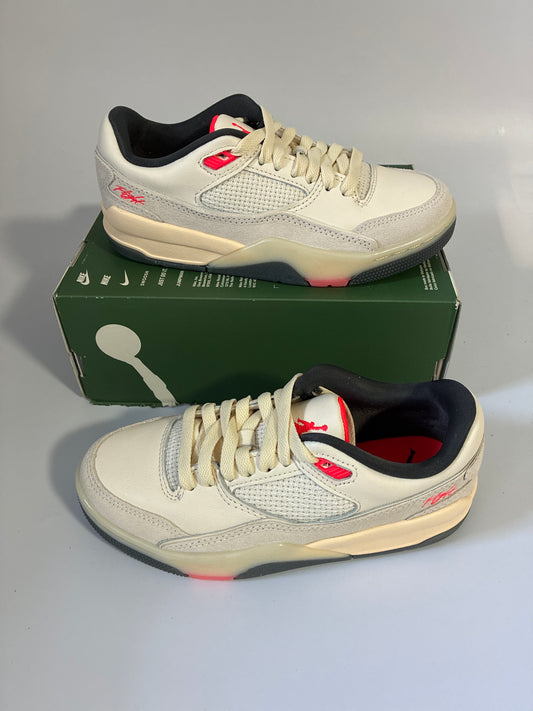 WMNS JORDAN FLIGHT COURT pale ivory/infrared 23-muslin new size 6 FZ9854 108