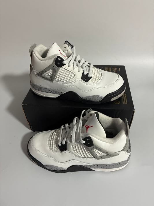 JORDAN 4 RETRO OG (PS) summit white/fire red new size:1.5Y IB4388 100