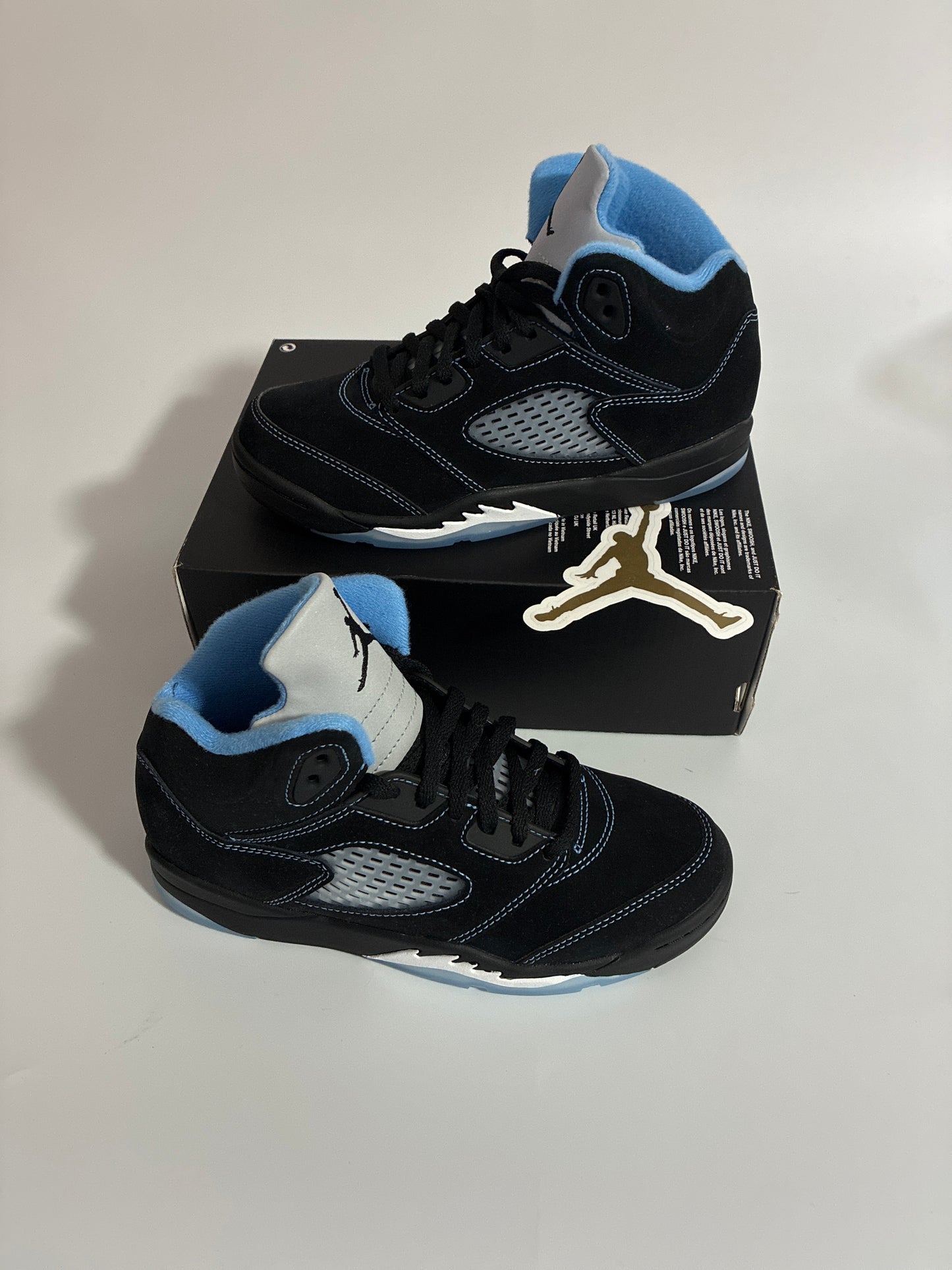 JORDAN 5 RETRO (PS) black multi-color 440889 008 new 3Y