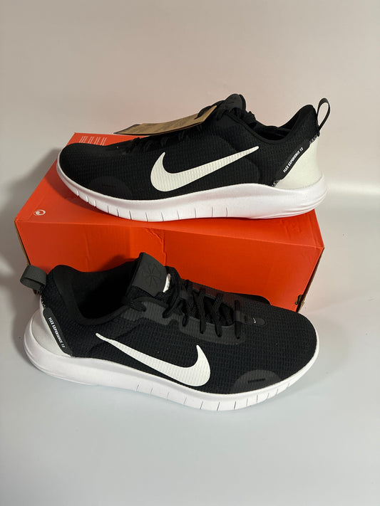 NIKE FLEX EXPERIENCE RN 12 black/white-DK smoke grey new size:11men DV0740 004