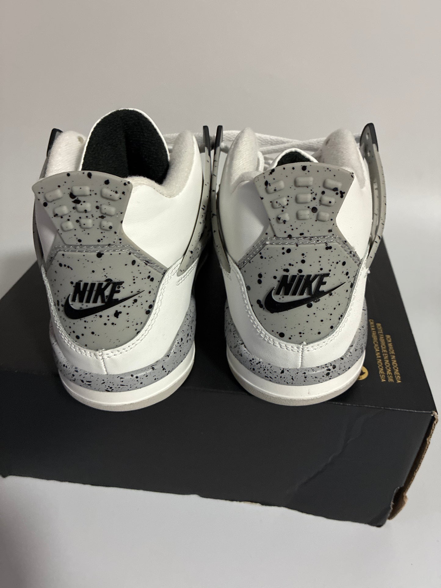 JORDAN 4 RETRO OG (PS) summit white/fire red new size:1.5Y IB4388 100