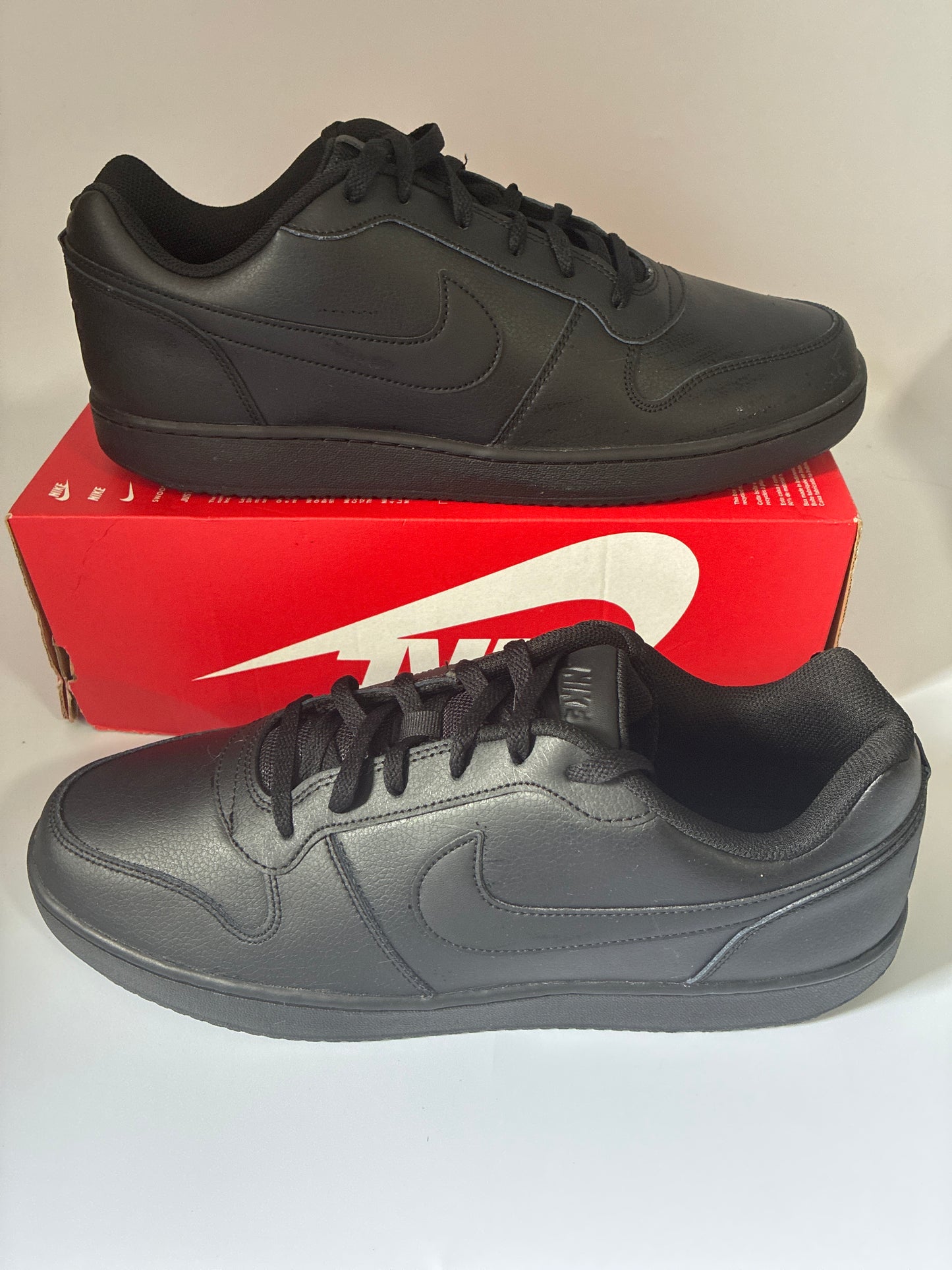 NIKE EBERNON LOW black/black new size:15MEN