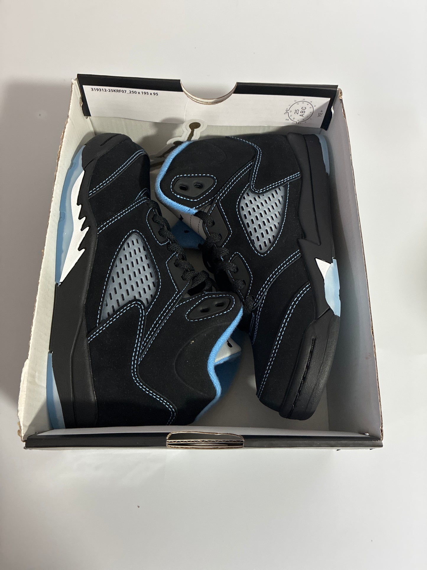 JORDAN 5 RETRO (PS) black multi-color 440889 008 new 3Y