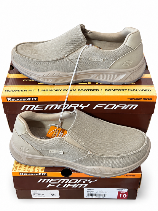 Skechers Hombre Relaxed Fit Memory Foam Slip-On – Cómodos y Casuales