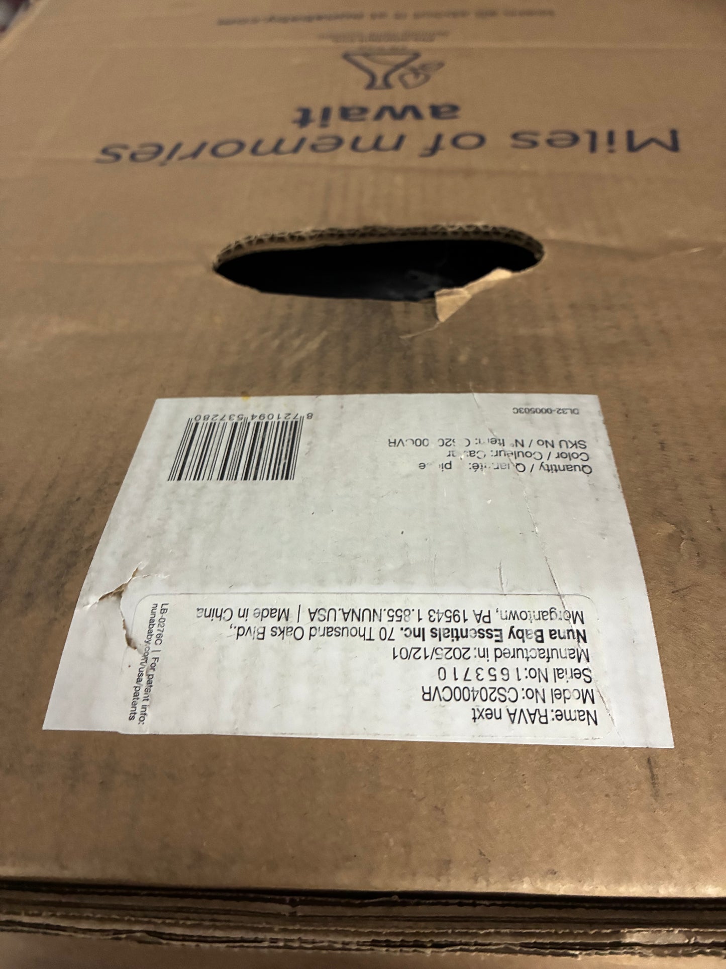 Nuna RAVA next Convertible Car Seat – Caviar | Nuevo y Sellado