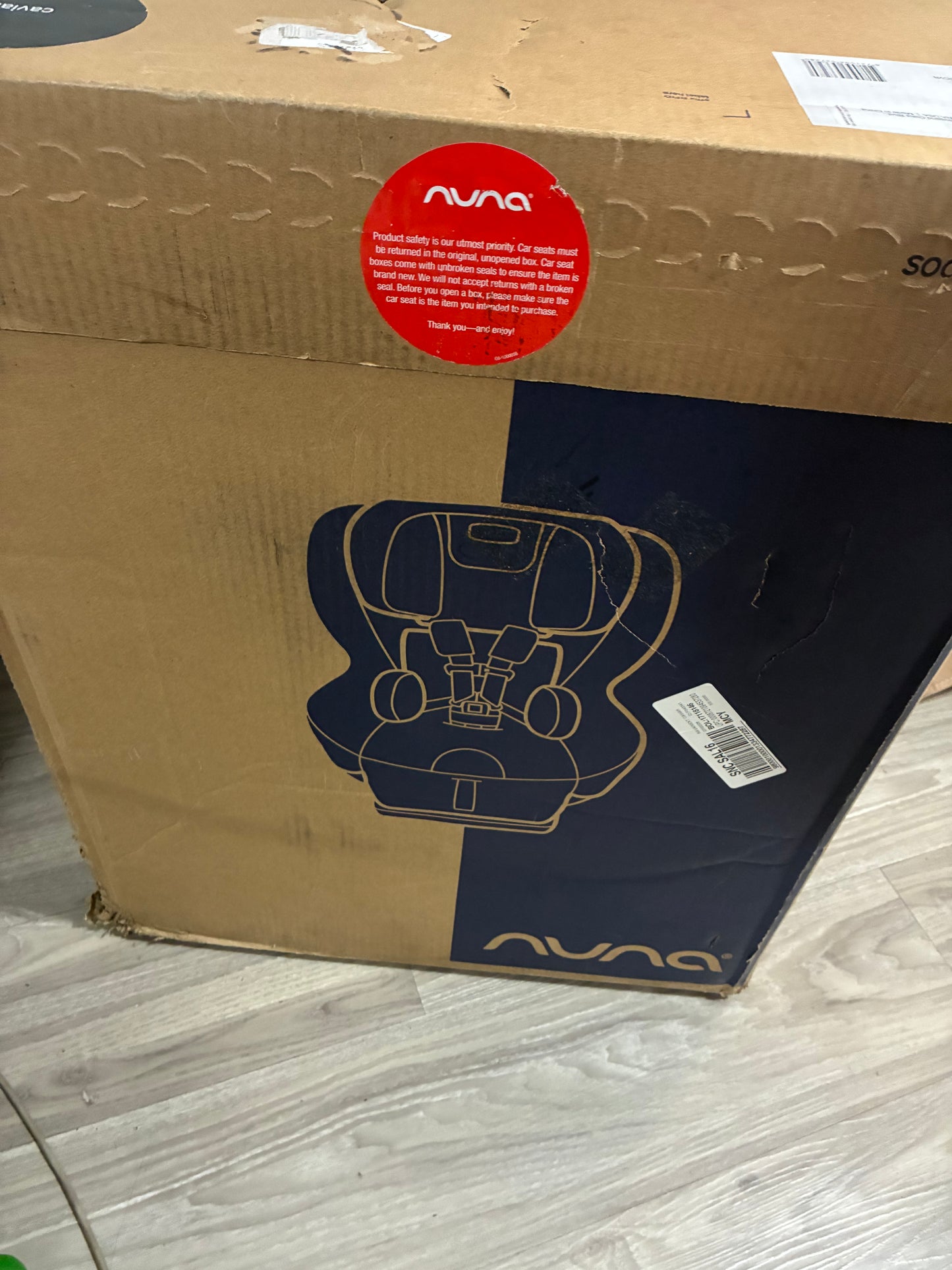 Nuna RAVA next Convertible Car Seat – Caviar | Nuevo y Sellado